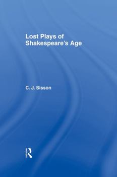 Paperback Lost Plays of Shakespeare S a CB: Lost Plays Shakespeare Book