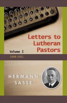 Hardcover Letter to Lutheran Pastors - Volume I Book