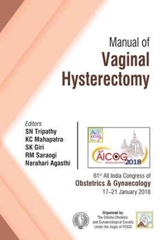 Paperback Aicog Manual of Vaginal Hysterectomy Book