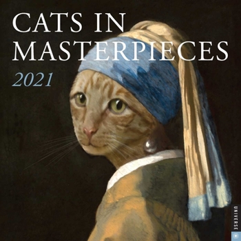 Calendar Cats in Masterpieces 2021 Wall Calendar Book