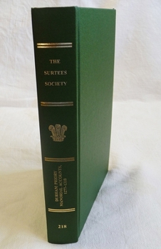 Hardcover Durham Priory Manorial Accounts, 1277-1310 Book