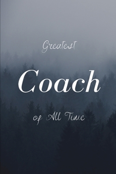 Paperback Coach: The Best Soccer Coach Blank Lined Page Notebook, Gift For Coach, size 6x9 inch 116 Page Book