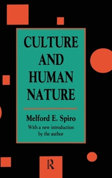 Hardcover Culture and Human Nature Book