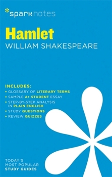 Paperback Hamlet Sparknotes Literature Guide Book