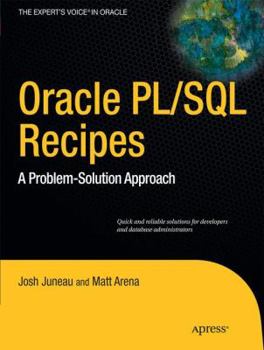 Paperback Oracle and PL/SQL Recipes: A Problem-Solution Approach Book