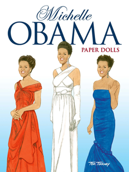 Paperback Michelle Obama Paper Dolls Book
