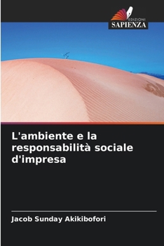 Paperback L'ambiente e la responsabilità sociale d'impresa [Italian] Book