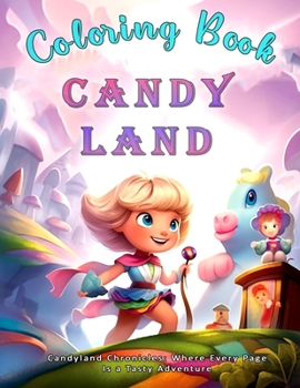 Paperback CandyLand Coloring book: Candyland Chronicles - Where Every Page Is a Tasty Adventure Book