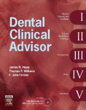 Hardcover Dental Clinical Advisor [With CDROM] Book
