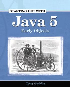 Paperback Starting Out with Java 5: Early Objects Book