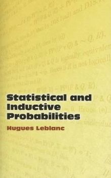 Paperback Statistical and Inductive Probabilities Book