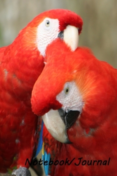 Notebook/Journal: Scarlet Macaw #1 - Wildlife and Inspirational Notebook/Journal – 128 lined pages in a 6x9 inch Softcover Notebook (Wildlife Central America)