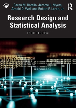 Paperback Research Design and Statistical Analysis Book