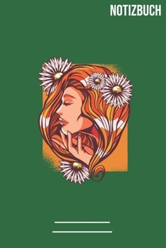 Notizbuch Gepunktet Flower Girl: A5  Notebook • 111 Seiten  • Extra  Kalender 2020 •  Einzigartig •  Dotgrid •  Dotted •  Punktraster  • Geschenk • Geschenkidee (German Edition)