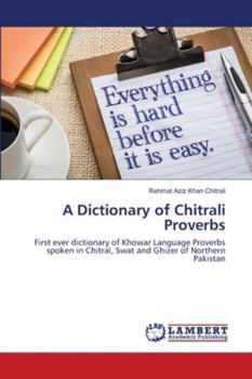 Paperback A Dictionary of Chitrali Proverbs Book