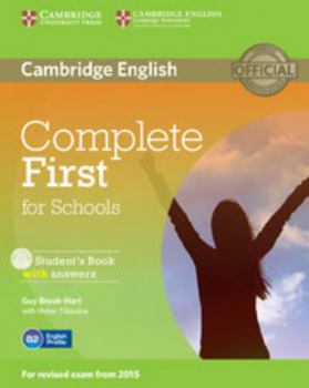 Paperback Complete First for Schools Student's Book with Answers [With CDROM] Book