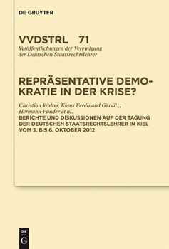 Hardcover Repräsentative Demokratie in der Krise? [German] Book