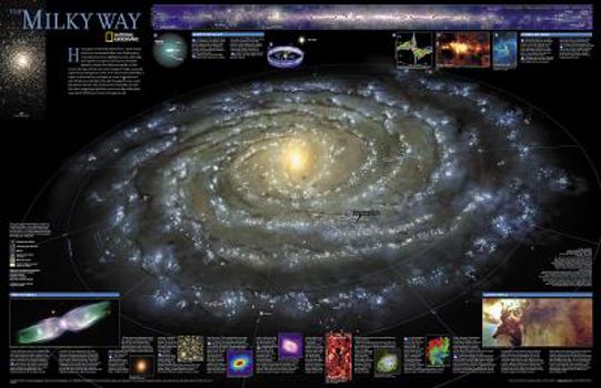 Map National Geographic Milky Way Wall Map (31.25 X 20.25 In) Book