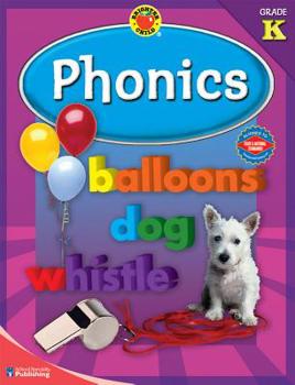 Paperback Phonics, Grade K (Brighter Child Workbooks) Book