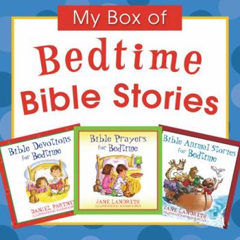 Paperback My Box of Bedtime Bible Stories: Bible Animal Stories for Bedtime/Bible Prayers for Bedtime/Bible Devotions for Bedtime Book