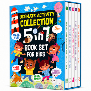 Paperback Ultimate Activity 5 in 1 Books Set (Activity Book) Book