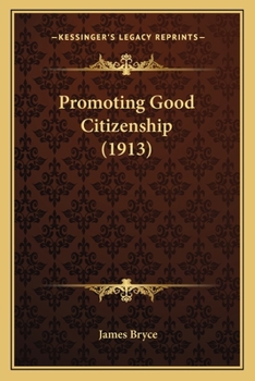 Paperback Promoting Good Citizenship (1913) Book