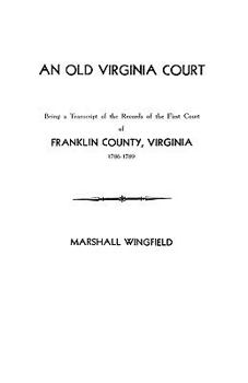 Paperback Old Virginia Court Book