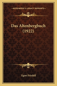 Paperback Das Altenbergbuch (1922) [German] Book