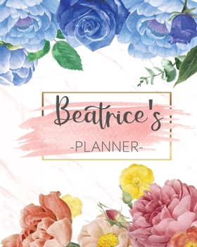 Beatrice's Planner: Monthly Planner 3 Years January - December 2020-2022 | Monthly View | Calendar Views Floral Cover - Sunday start