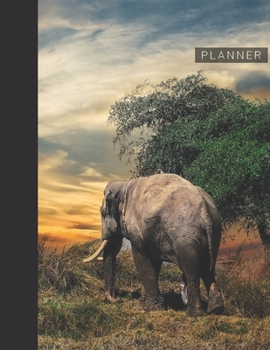 Planner: ElephantAnime & Chill 2 Year Monthly Planner with Note Pages (24 Months) | Jan 2020 - Dec 2021 | Month Planning | Appointment Calendar Schedule | Plan Each Day, Set Goals & Get Stuff Done