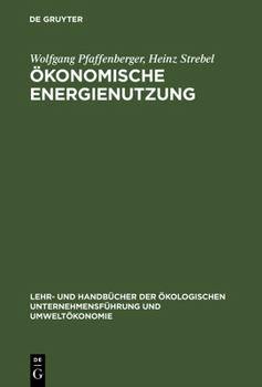 Hardcover Ökonomische Energienutzung [German] Book