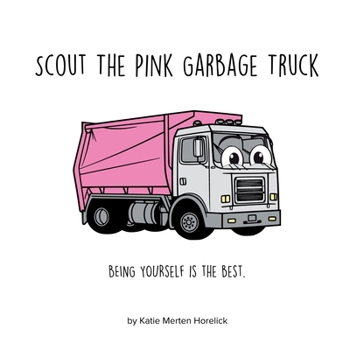 Paperback Scout the Pink Garbage Truck [Large Print] Book