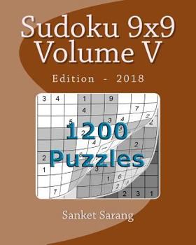 Paperback Sudoku 9x9 Vol V: Volume V Book