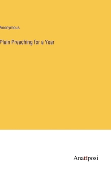 Hardcover Plain Preaching for a Year Book