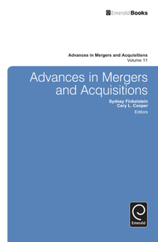 Hardcover Advances in Mergers and Acquisitions Book