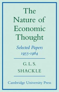 Paperback The Nature of Economic Thought: Selected Papers 1955 1964 Book