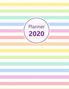 Paperback Planner 2020: Monthly and Weekly Planner. Week on 1 page. Start your week with weekly Focus, Tasks, To-Dos. Monday start week. 11.0" Book