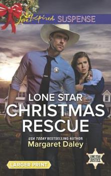 Mass Market Paperback Lone Star Christmas Rescue [Large Print] Book