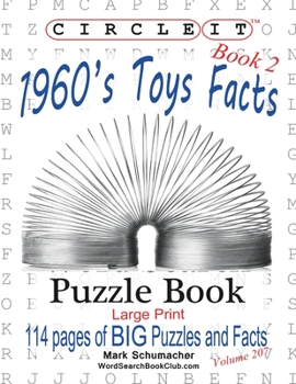 Paperback Circle It, 1960s Toys Facts, Book 2, Word Search, Puzzle Book [Large Print] Book