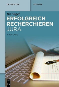 Paperback Erfolgreich Recherchieren - Jura [German] Book