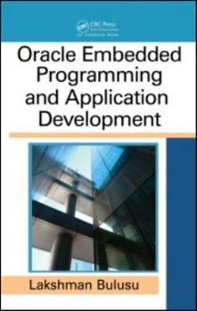 Hardcover Oracle Embedded Programming and Application Development Book