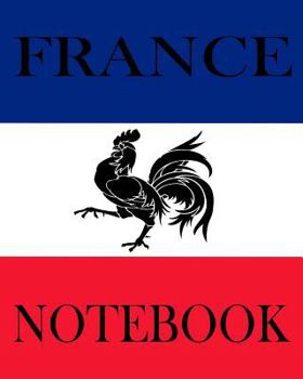 Paperback France Notebook Book