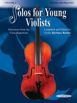 Paperback Solos for Young Violists, Vol 1: Selections from the Viola Repertoire Book