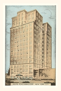 Paperback Vintage Journal Hotel Knickerbocker, New York City Book