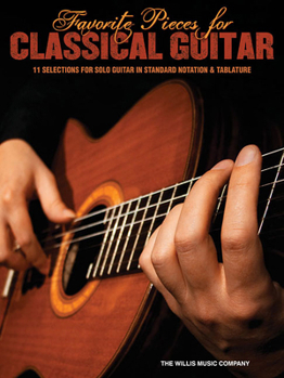 Paperback Favorite Pieces for Classical Guitar Book