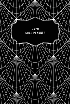 Paperback 2020 Goal Planner: 2020 Dated Goal Planner Focus Weekly Monthly Book