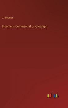 Hardcover Bloomer's Commercial Cryptograph Book