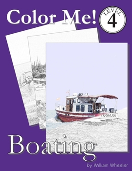 Paperback Color Me! Boating Book