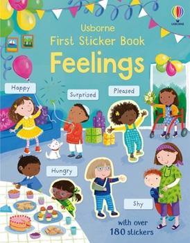 Paperback First Sticker Book Feelings Book