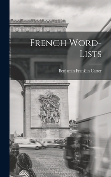 Hardcover French Word-Lists Book